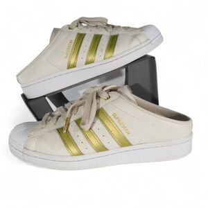 Adidas Superstar‎ Mule 'Bliss Gold Metallic' Women's 8.5 Classic FZ2267